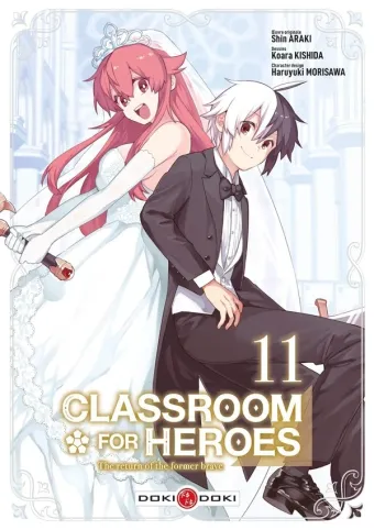 Couverture du manga Classroom for heroes – the return of the former brave Tome 11