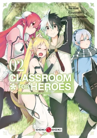 Couverture du manga Classroom for heroes – the return of the former brave Tome 2