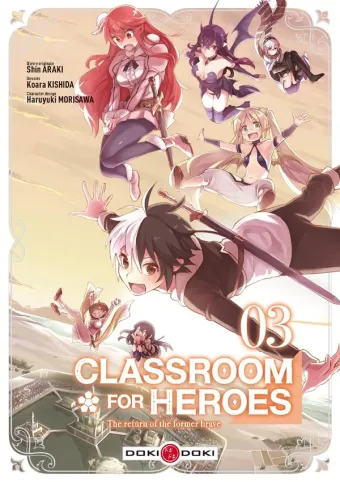 Couverture du manga Classroom for heroes – the return of the former brave Tome 3