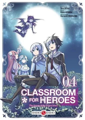 Couverture du manga Classroom for heroes – the return of the former brave Tome 4