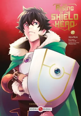 Couverture du manga The rising of the shield hero Tome 22, « Édition collector »