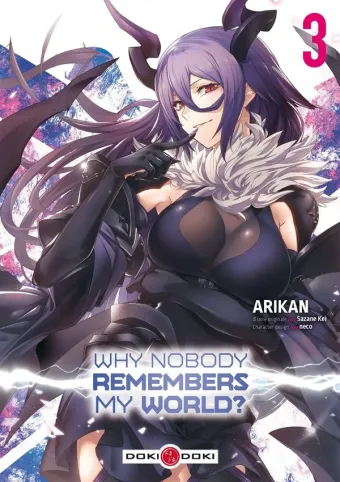 Couverture du manga Why nobody remembers my world ? Tome 3