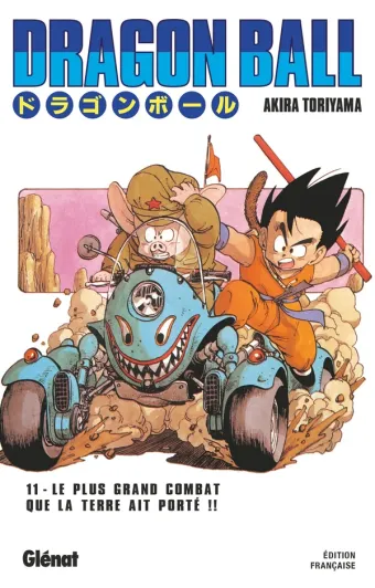 Couverture du manga Dragon Ball – Édition originale Dragon Ball - Édition originale · Tome 11, « Le plus grand combat que la Terre ait porté !! »