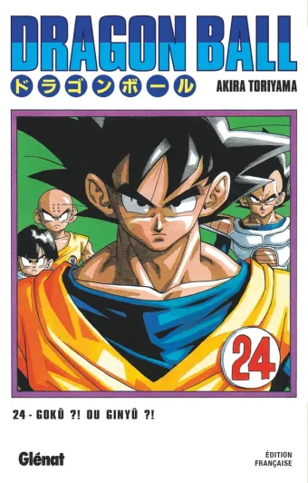 Couverture du manga Dragon Ball – Édition originale Dragon Ball - Édition originale · Tome 24, « Gokû ?! Ou Ginyû ?! »