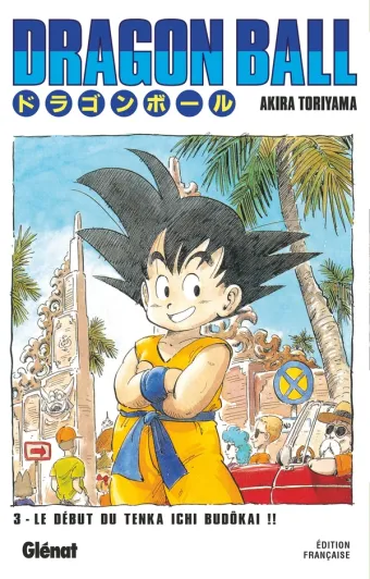 Couverture du manga Dragon Ball – Édition originale Dragon Ball - Édition originale · Tome 3, « Le début du Tenka Ichi Budôkai !! »