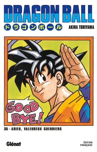Couverture du manga Dragon Ball – Édition originale Dragon Ball - Édition originale · Tome 35, « Adieu, valeureux guerriers »