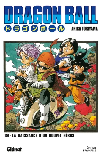Couverture du manga Dragon Ball – Édition originale Dragon Ball - Édition originale · Tome 36, « La naissance d'un nouveau héros !! »