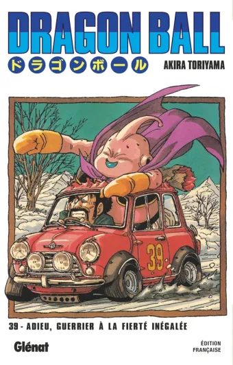 Couverture du manga Dragon Ball – Édition originale Dragon Ball - Édition originale · Tome 39, « Adieu, guerrier à la fierté inégalée »