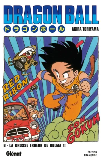 Couverture du manga Dragon Ball – Édition originale Dragon Ball - Édition originale · Tome 6, « La grosse erreur de Bulma !! »