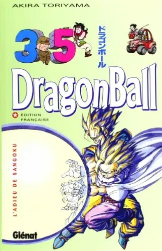 Couverture du manga Dragon Ball – Édition pastel (1993) Tome 35, « L'adieu de Sangoku »