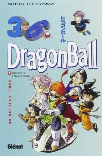 Couverture du manga Dragon Ball – Édition pastel (1993) Tome 36, « Un nouveau héros »