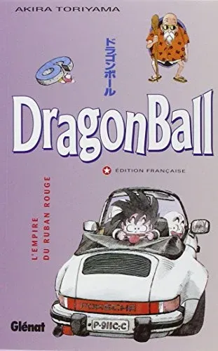 Couverture du manga Dragon Ball – Édition pastel (1993) Tome 6, « L'empire du Ruban rouge »