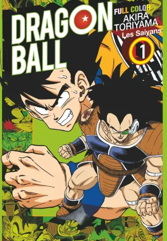 Couverture du manga Dragon Ball – Full Color – Les Saiyans Tome 1