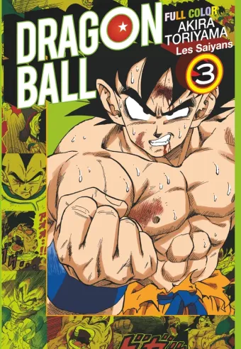 Couverture du manga Dragon Ball – Full Color – Les Saiyans Tome 3