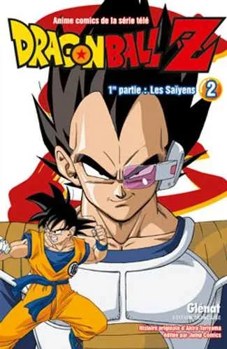Couverture du manga Dragon Ball Z 1re partie · Tome 2, « Les Saïyens »