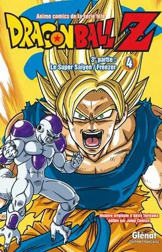 Couverture du manga Dragon Ball Z 3e partie · Tome 15, « Le Super Saïyen/Freezer »