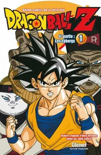 Couverture du manga Dragon Ball Z 4e partie · Tome 16, « Les cyborgs »