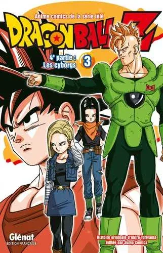 Couverture du manga Dragon Ball Z 4e partie · Tome 18, « Les cyborgs »