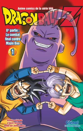 Couverture du manga Dragon Ball Z 8e partie · Tome 1, « Le combat final contre Majin Boo »
