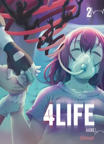 Couverture du manga 4life Tome 2, « Aube »