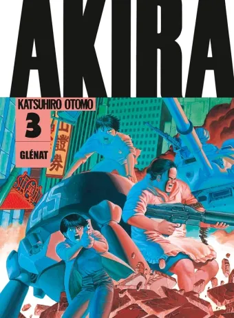 Couverture du manga Akira Tome 3, « Les chasseurs »