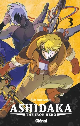 Couverture du manga Ashidaka – the iron hero Tome 3