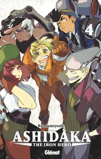 Couverture du manga Ashidaka – the iron hero Tome 4