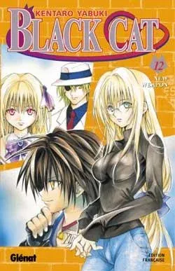 Couverture du manga Black cat Tome 12, « New weapon »