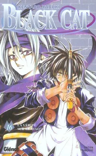 Couverture du manga Black cat Tome 16, « La vérité sur le tao »