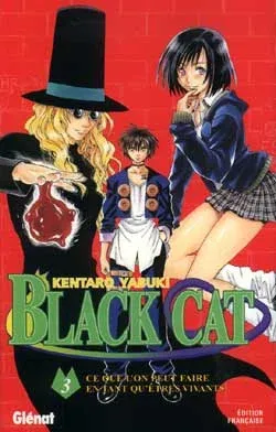 Couverture du manga Black cat Tome 3, « Ce que l'on peut faire en tant qu'êtres vivants »