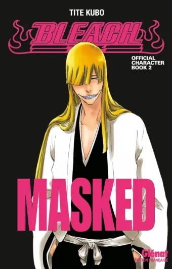 Couverture du manga Bleach official character book Tome 2, « Masked »