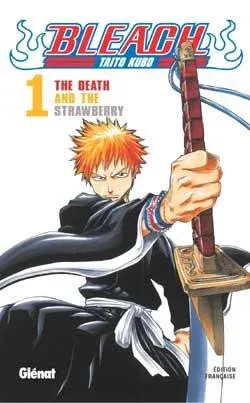Couverture du manga Bleach Tome 1, « The death and the strawberry »