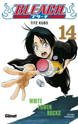 Couverture du manga Bleach Tome 14, « White tower rocks »