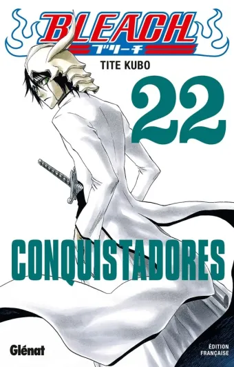 Couverture du manga Bleach Tome 22, « Conquistadores »