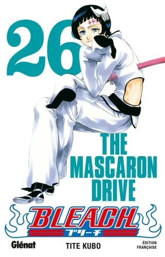 Couverture du manga Bleach Tome 26, « The Mascaron drive »