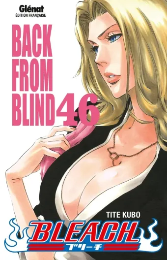 Couverture du manga Bleach Tome 46, « Back from blind »
