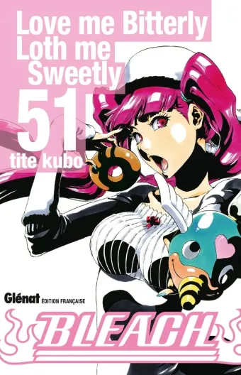 Couverture du manga Bleach Tome 51, « Love me bitterly, Loth me sweetly »