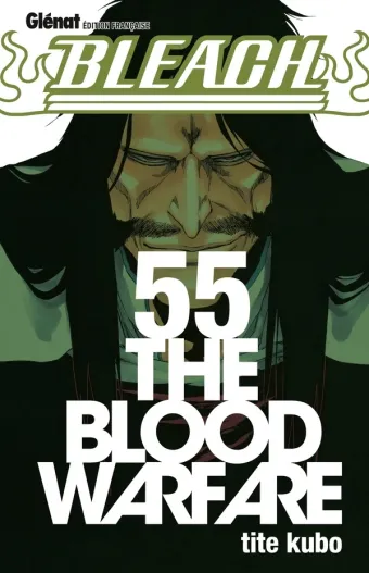Couverture du manga Bleach Tome 55, « The blood warfare »