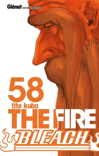 Couverture du manga Bleach Tome 58, « The fire »