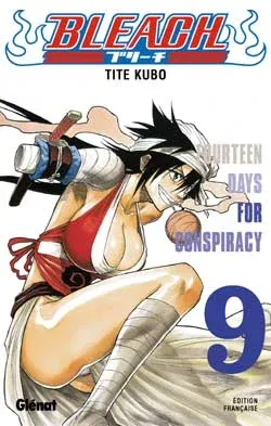 Couverture du manga Bleach Tome 9, « Fourteen days for conspiracy »