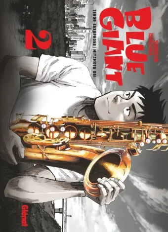 Couverture du manga Blue giant – tenor saxophone, Miyamoto Dai Tome 2
