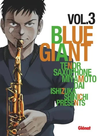 Couverture du manga Blue giant – tenor saxophone, Miyamoto Dai Tome 3