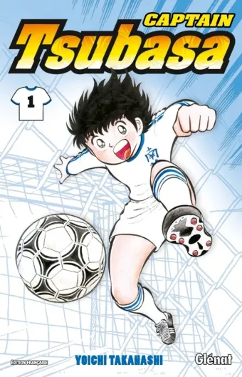 Couverture du manga Captain Tsubasa Tome 1, « Tsubasa, prends ton envol ! »