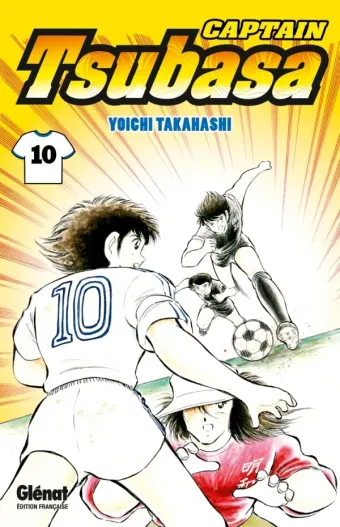 Couverture du manga Captain Tsubasa Tome 10, « Contre-attaques enflammées ! »