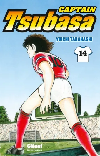 Couverture du manga Captain Tsubasa Tome 14, « Le tir du faucon »