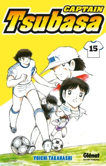 Couverture du manga Captain Tsubasa Tome 15, « Kojiro vs Jun »