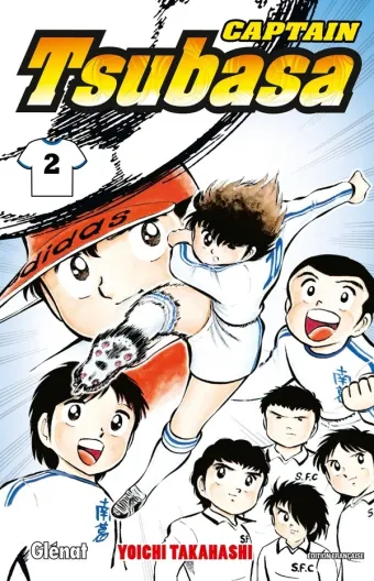Couverture du manga Captain Tsubasa Tome 2, « Un tir longue distance décisif »