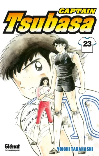 Couverture du manga Captain Tsubasa Tome 23, « Phénix contre tigre sauvage, une lutte ardente ! »