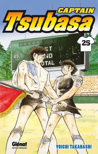 Couverture du manga Captain Tsubasa Tome 25, « Le jour du grand départ »