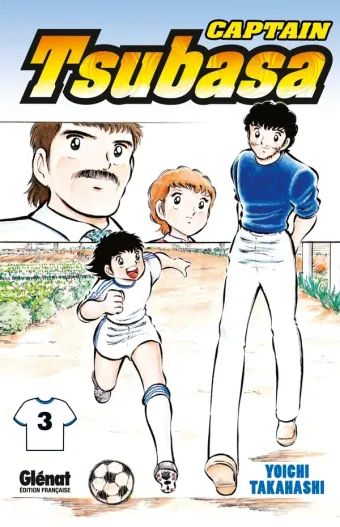 Couverture du manga Captain Tsubasa Tome 3, « Une lutte acharnée »
